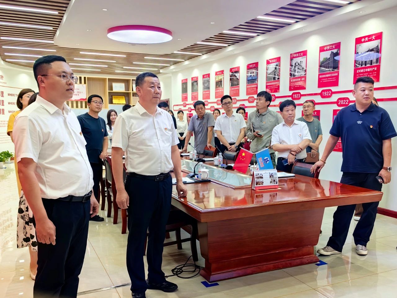 学思想 强党性 共交流 促发展——沧县社工部联合海江集团举办庆祝建党104周年主题活动